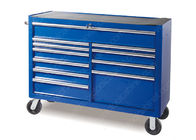 Gabinete de herramienta de fijación de acero del metal azul de 52 pulgadas, caja de herramientas del gabinete del rodillo