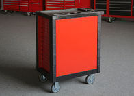 Gabinete de herramienta rojo y negro resistente del mecánico, protección rodante del moho del gabinete de herramienta