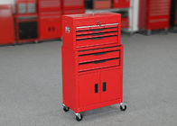 ISO9001 24 gabinetes de herramienta del metal del garaje del color rojo de la pulgada + pecho de herramienta combinado