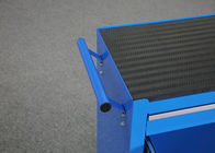 Cajones combinados de herramienta del gabinete movible multifuncional azul del pecho 4 para almacenar las herramientas