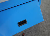 Cajones combinados de herramienta del gabinete movible multifuncional azul del pecho 4 para almacenar las herramientas