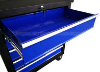 Cajón movible del azul 5 24&quot; carro rodante de la carretilla del gabinete de herramienta de la caja de herramientas